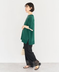 Green Parks 冷やっとすずやかレイヤーニットプルオーバ