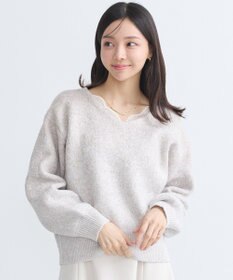 earth music&ecology ラメグラデーションニットプルオーバー