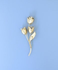 monshiro チューリップブローチ