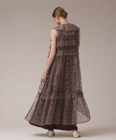 GRACE CONTINENTAL フリルカラーレースワンピース