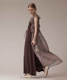 GRACE CONTINENTAL フリルカラーレースワンピース