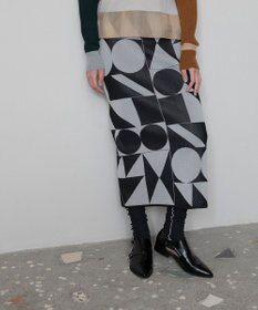 TRICOTE ○△□ PATTERN SKIRT / ○△□ パターン スカート