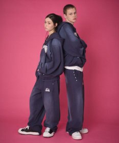 WEGO 【ユニセックス着用ITEM/ウエストゴム】ロゴスウェットパンツ