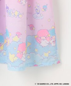 ANY KIDS 【any FAM× リトルツインスターズ 】キキ&ララ オン・オフショルダーワンピース