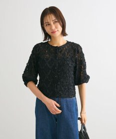 Green Parks ・SUGAR SPOON フラワーレースカーディガン