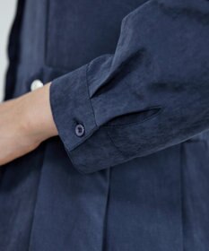 Tiaclasse 【新色追加・洗える】ピーチスキンバンドカラーワンピース