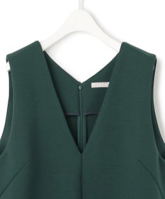 ICB L 【WEB限定・洗える】 コンパクトダブルフェイス ジャンパースカート