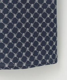 J.PRESS LADIES L モノグラムプリント ボウタイ風 カットソー