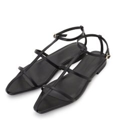 23区 【先行予約】ポインテッド Tストラップ サンダル