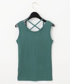 GRACE CONTINENTAL リブタンクニットトップ