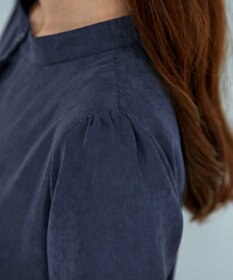 Tiaclasse 【新色追加・洗える】ピーチスキンバンドカラーワンピース