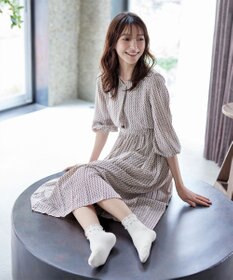 Tiaclasse リブ編みパールソックス