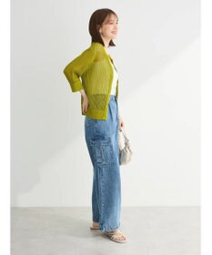 Green Parks Ｚｉｐ付メッシュカーディガン