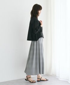 YECCA VECCA タックフレアスカート