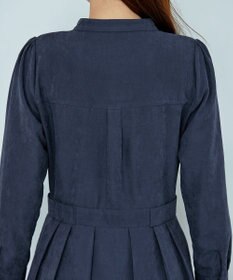 Tiaclasse 【新色追加・洗える】ピーチスキンバンドカラーワンピース