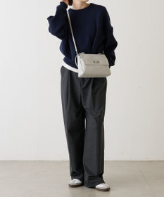 russet ソフトレザーフラップミニトートバッグ(CE-1674)