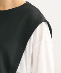 Green Parks リップルドッキングシャーリングプルオーバー