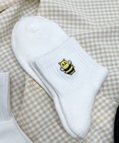 WEGO インセクト底パイルアンクルソックス