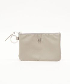 russet カラビナ付きスクエアフラットポーチ(Z-207)