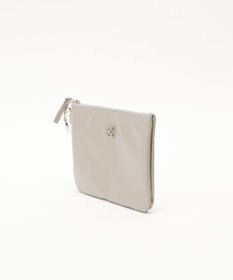 russet カラビナ付きスクエアフラットポーチ(Z-207)