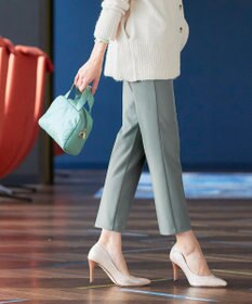 Tiaclasse 【GOLD LABEL・日本製・洗える】 カシミアタッチテーパードパンツ