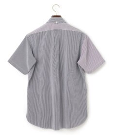 J.PRESS MEN 【クールマックス】クレイジーパターン サッカーシャツ/B.D.