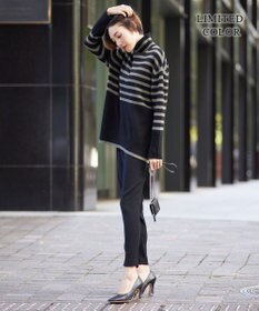 ICB L 【新色追加・WEB限定カラーあり】 ソフトカシミヤミックス ハイネックニット