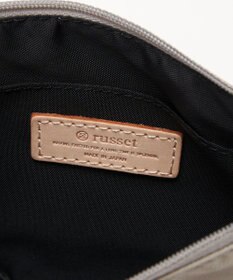 russet カラビナ付きスクエアフラットポーチ(Z-207)