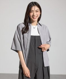 ANY 【接触冷感/UVカット/抗菌防臭/速乾】エニィファンクション半袖シャツブラウス