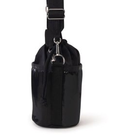 LeSportsac SM DRAWSTRING BUCKET/ブラックシャイン/ブラック