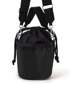 LeSportsac SM DRAWSTRING BUCKET/ブラックシャイン/ブラック