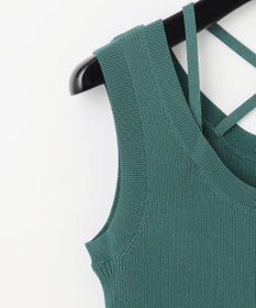 GRACE CONTINENTAL リブタンクニットトップ