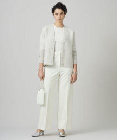 ICB L 【CLASSY.1月号掲載・洗える】ハイゲージリブベーシック プルオーバーニット