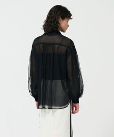 GRACE CONTINENTAL チュールレイヤードシャツ