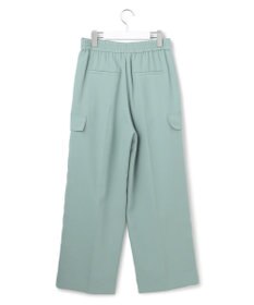 ICB FluidBackSatin ワイドストレートカーゴパンツ