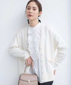 組曲 コンパクトシャーティング フリルブラウス