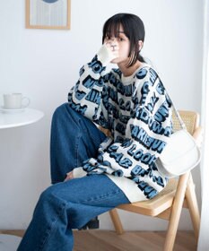 WEGO ルーズフィット総柄プルオーバー