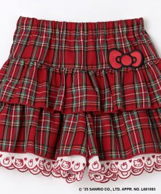ANY KIDS 【ハローキティ×ANY KIDS】チェックキュロット