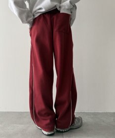 WEGO 【ウエストゴム】パイピングスウェットパンツ