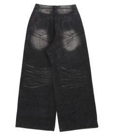 WEGO 【ユニセックス着用ITEM】スーパーバギーダーティデニムパンツ