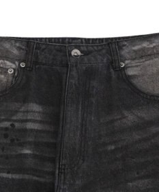 WEGO 【ユニセックス着用ITEM】スーパーバギーダーティデニムパンツ