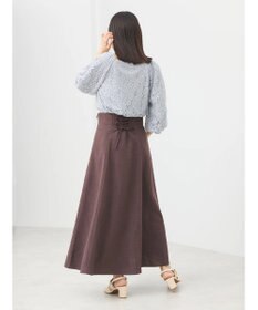 earth music&ecology フラワーレースブラウス