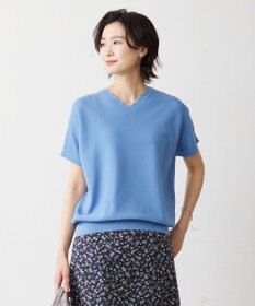 J.PRESS LADIES S 【洗える・抗菌防臭】ドルマンガーター ニット