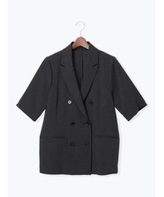 Te chichi ミックスツイルテーラードジャケット(セットアップ可)《2026 SUMMER LOOK item》