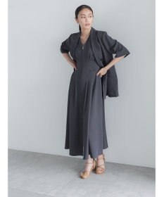 Te chichi ミックスツイルテーラードジャケット(セットアップ可)《2026 SUMMER LOOK item》