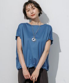 23区 シルキータッチ ドロスト カットソー