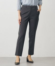 J.PRESS LADIES L 【洗える】T/Rアルガンシルク テーパード パンツ