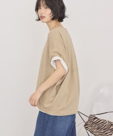 AMERICAN HOLIC 【接触冷感+UVカット】半袖コクーンカットプルオーバー