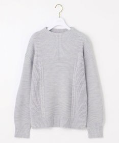 ANY SIS 【洗える】スフレボトルネック ニット