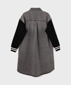 GRACE CONTINENTAL ニットスリーブデニムワンピース